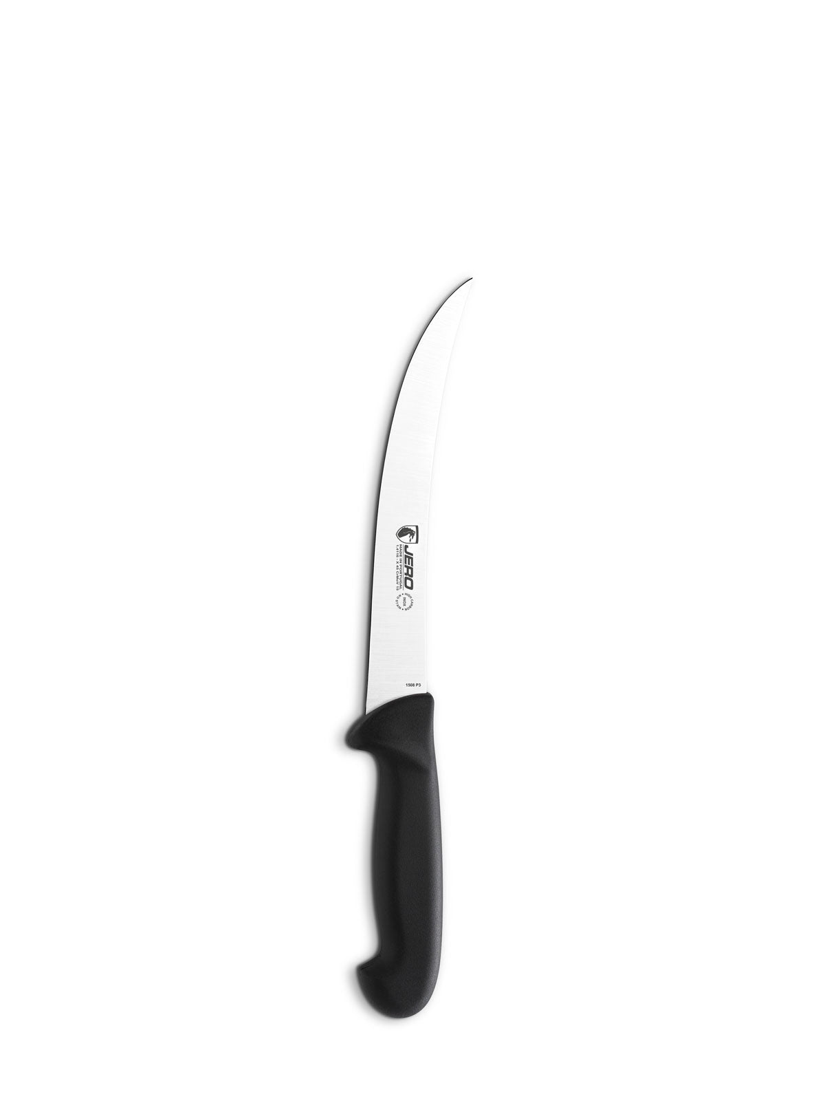 "JERO P3 Series Breaking Knife slicing through large cuts of meat