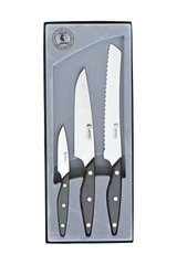 Versatile Kitchen Knife Set with bread, chef, and paring knives
